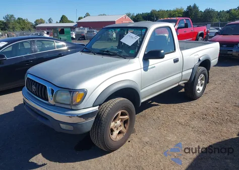 2002 Toyota Tacoma Prerunner из США, поврежденный, VIN 5TENM92N62Z118841